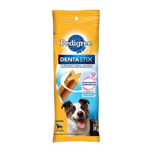 Botana para Perros Dentastix Pedigree Adulto 3 Pack 74g