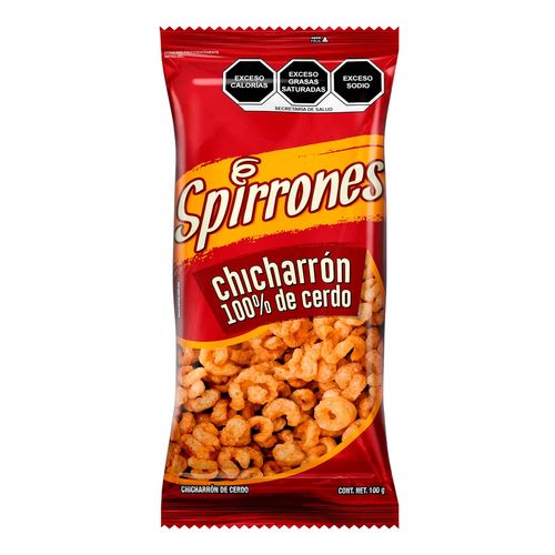 Botana Barcel Spirrones Chicharrón 100g