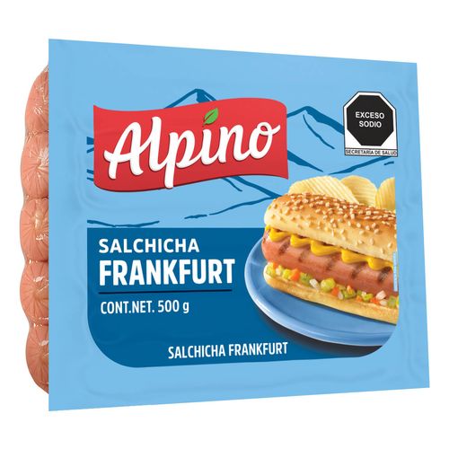 Salchicha Alpino Pavo Frankfurt 500g