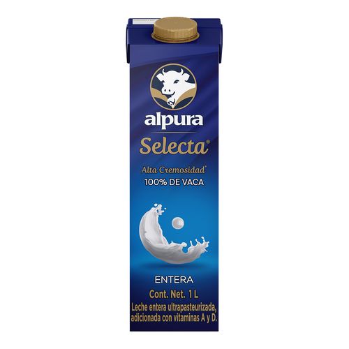 Leche Alpura Selecta Entera 1L