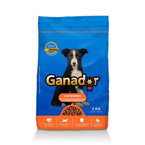 Alimento para perro Ganador Original Cachorro 2kg.