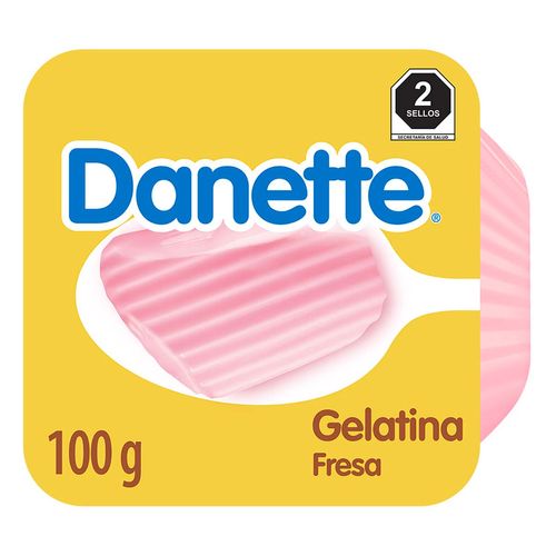 Gelatina Danette Sabor Fresa 100g