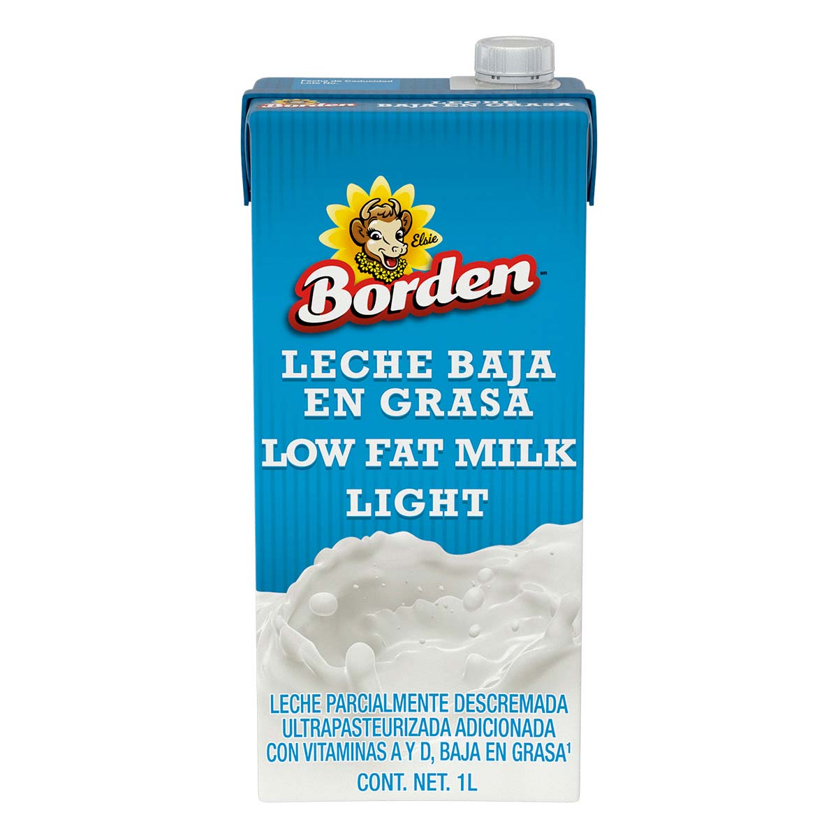 Leche UHT Borden Baja en Grasa Slim 1L | Chedraui