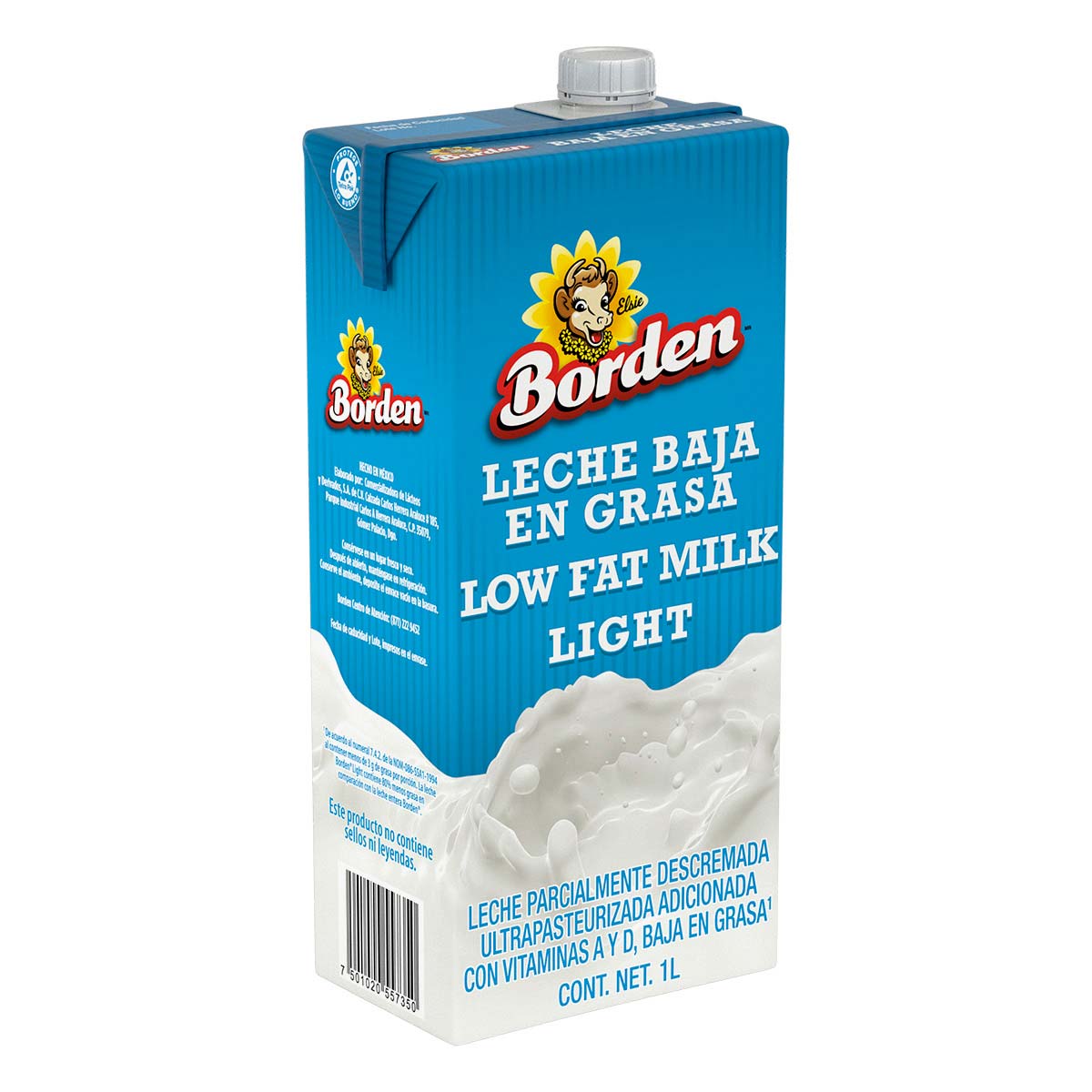 Leche UHT Borden Baja en Grasa Slim 1L | Chedraui