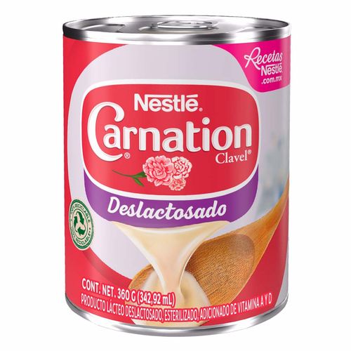 Leche Evaporada Nestlé Carnation Deslactosada 360g