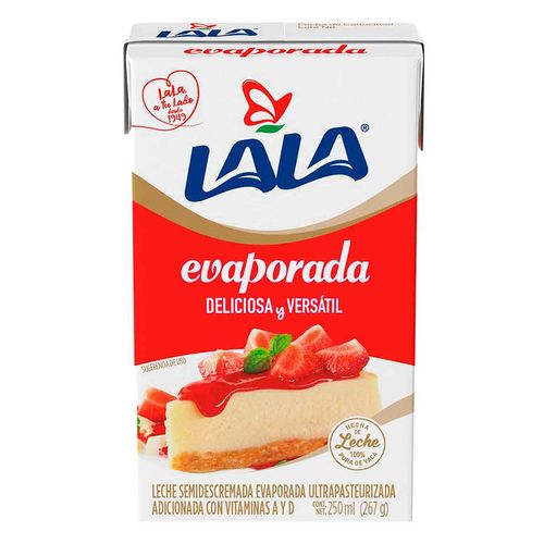 Leche Lala Evaporada 250ml