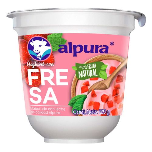 Yoghurt Alpura Batido Fresa 125g