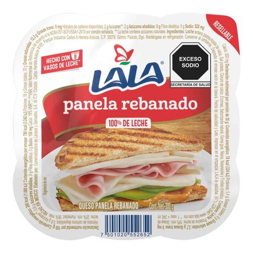 Queso Lala Panela Rebanado 300g