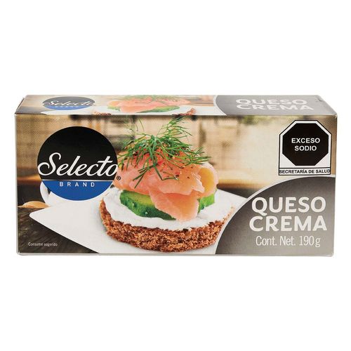 Queso Crema Selecto 190g
