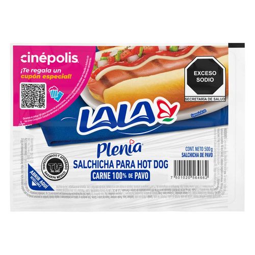 Salchicha Lala Plenia Hot Dog 500g