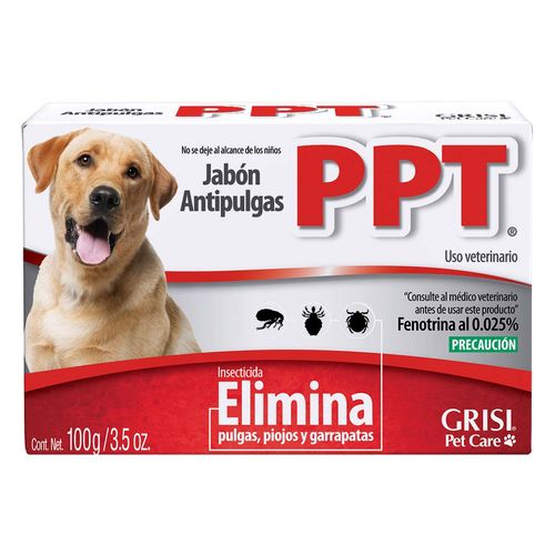 Jabon Antipulgas para Perro PPT 100gr
