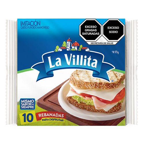 Imitación Queso La Villita Fundido Manchego 173g