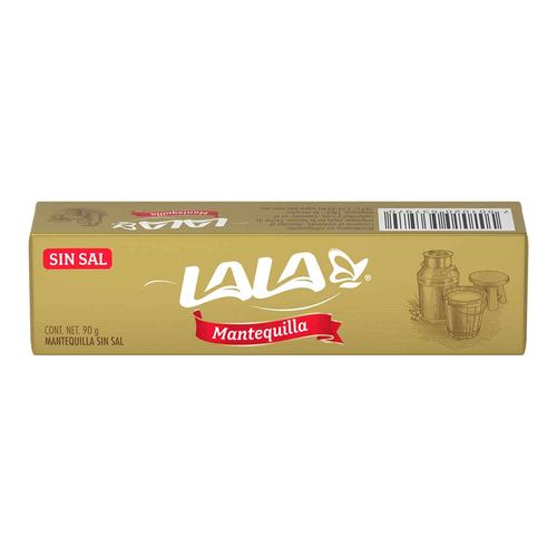 Mantequilla Lala sin Sal Barra 90g