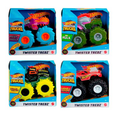 Hot Wheels Monster Trucks, 1:43 Llantas Todo Terreno