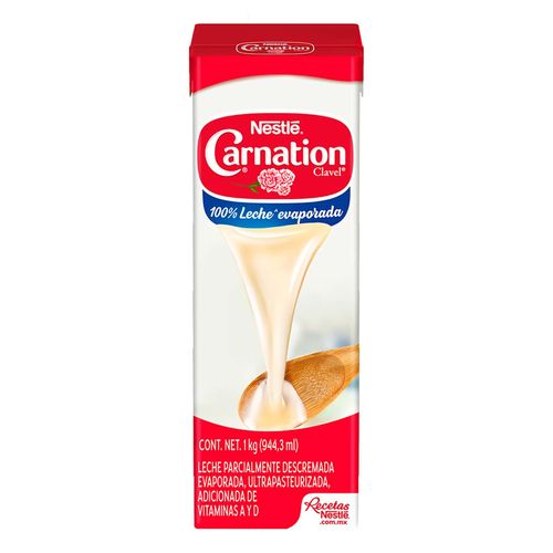 Leche Evaporada Nestlé Carnation Clavel Original Brick 1kg