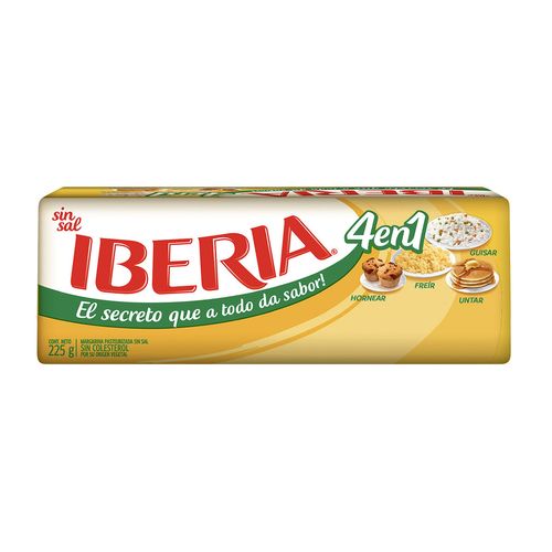 Margarina Iberia sin Sal 225g