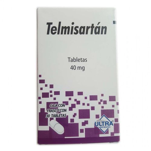 Tabletas Amsa Telmisartán 40mg Caja con 28 Tabletas
