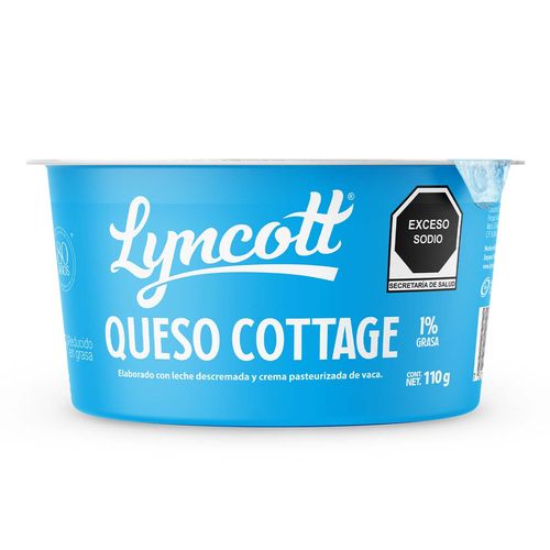 Queso Lyncott Cottage 1% de Grasa 110g