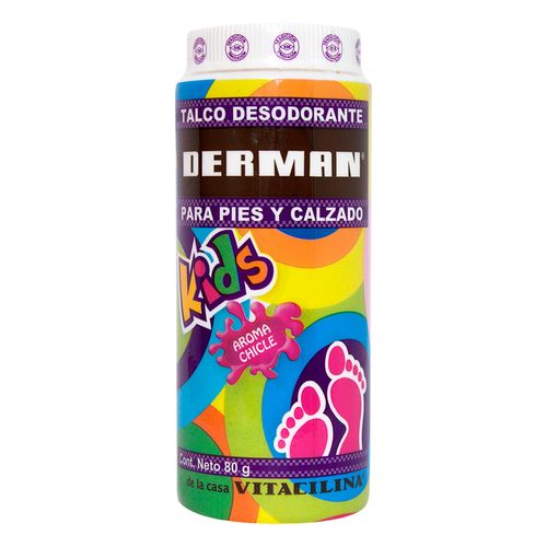 Talco para Pies Infantil Derman Kids 80g