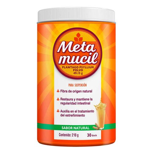 Polvo Soluble Metamucil Sabor Natural 210g