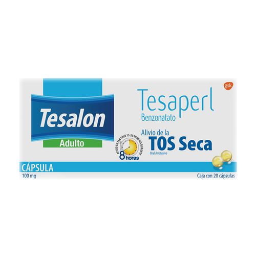 Tesalon Tesaperl Tos seca 20 Cápsulas