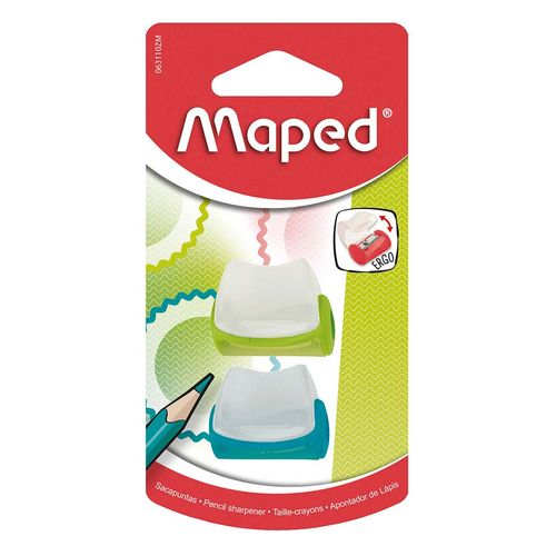 Sacapuntas Maped con Deposito 2 Piezas