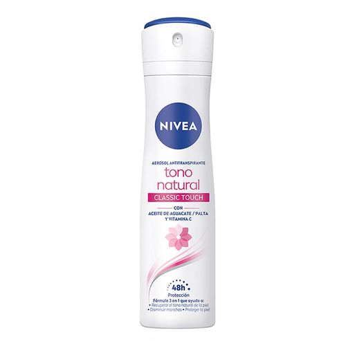 Antitranspirante en Aerosol Nivea Aclarado Natural Classic 150ml.