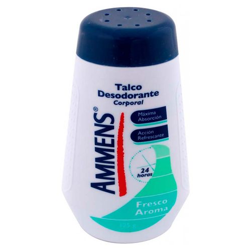 Talco Desodorante Corporal Ammens Fresco Aroma 125g.
