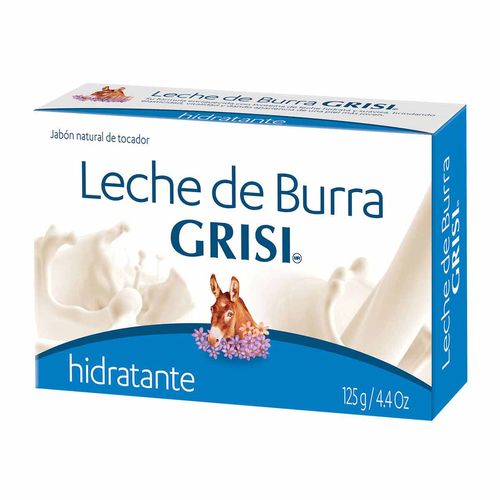 Jabón en Barra Grisi Leche de Burra 125g.