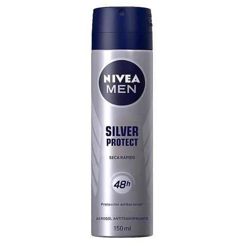 Antitranspirante en Aerosol Nivea Men Silver Protect 150ml.