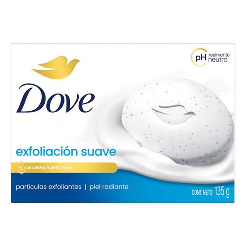 Jabón en Barra Dove Therapy Exfoliación Suave 135g.