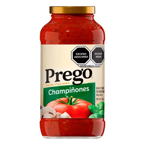Salsa de Tomate Prego Champiñones para Pastas 680g.