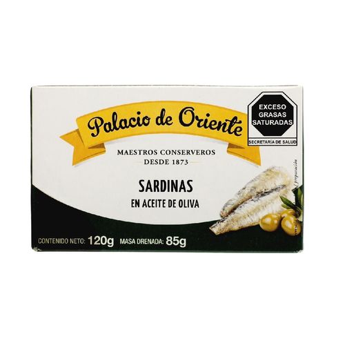 Sardina Palacio de Oriente en Aceite de Oliva de 120g