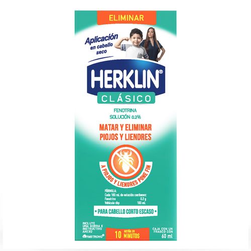 Tratamiento para Piojos Herklin Clásico 60ml