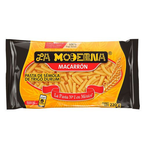 Pasta para Sopa La Moderna Macarrón 220g