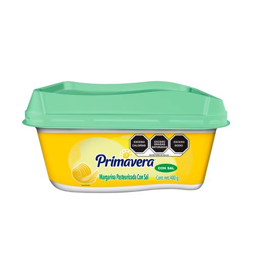 Margarina Primavera Chantilly Sin Sal 400g.