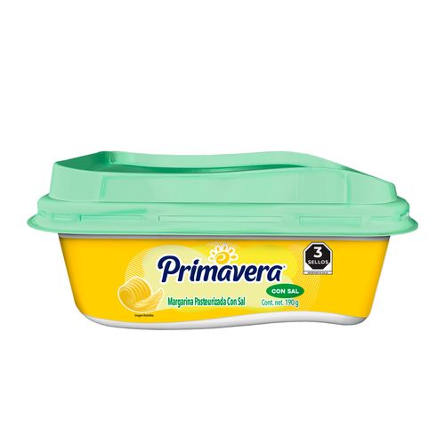 Margarina Primavera Chantilly Sin Sal 190g.
