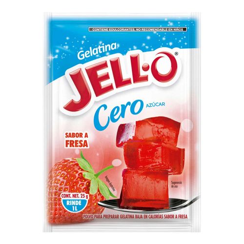 Gelatina Jello Light Fresa 25g.