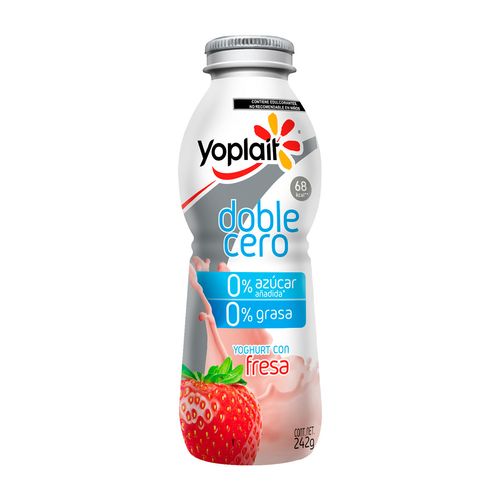 Yoghurt Yoplait Bebible Doble Cero Fresa 242g
