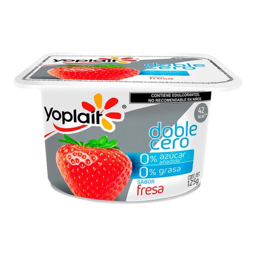 Yoghurt Yoplait Batido Doble Cero Fresa 125g