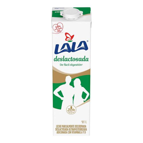 Leche UHT Lala Deslactosada Semi 1L
