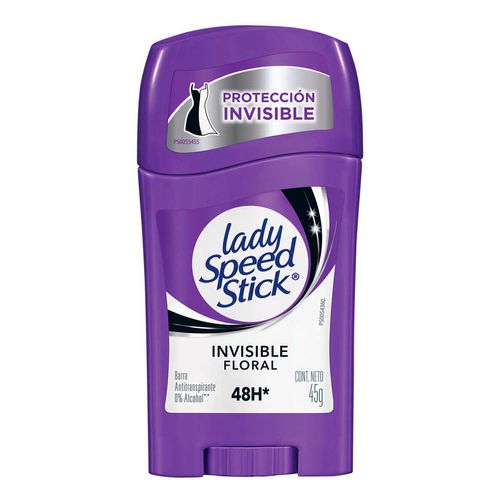 Antitranspirante en Barra Lady Speed Stick Invisible Floral 45g.