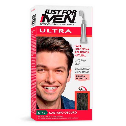 Tinte para Caballero Just For Men Ultra Castaño Medio 35g.