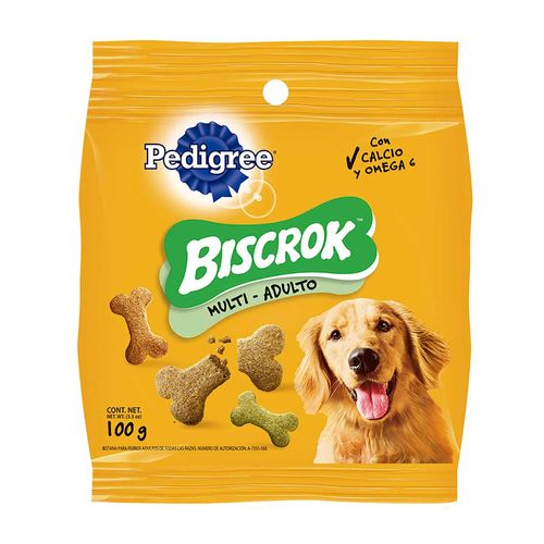Botana para Perros Pedigree Adulto Biscrok 100g