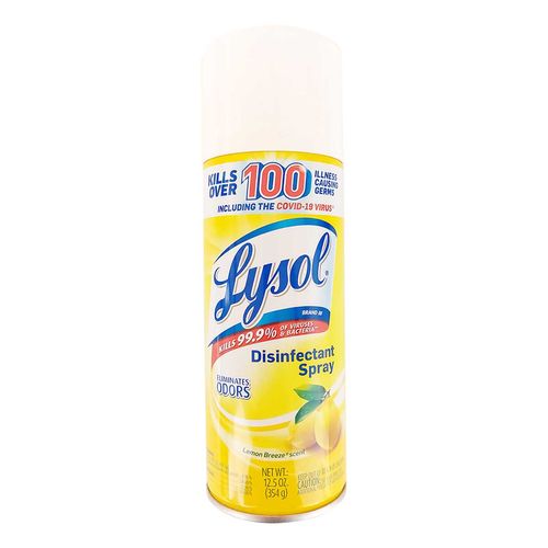 Desinfectante Ambiental Lysol Lemon Bre 354g