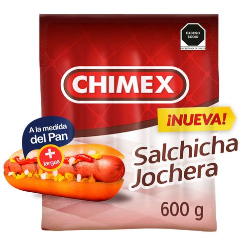 Salchicha Chimex Jochera para Hot Dog 600g
