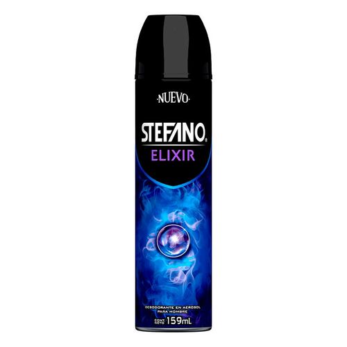 Desodorante en Aerosol Stefano Elixir 159ml