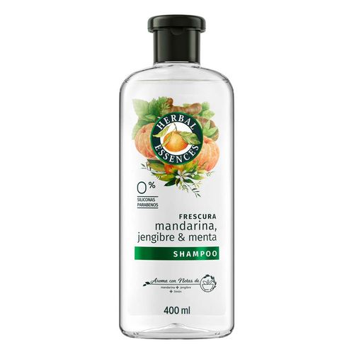 Shampoo Herbal Essences Frescura Mandarina Jengibre & Menta 400ml