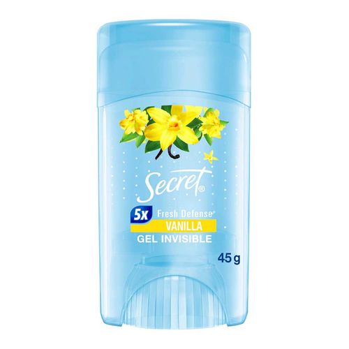 Antitranspirante Secret Gel Invisible Vanilla 45g