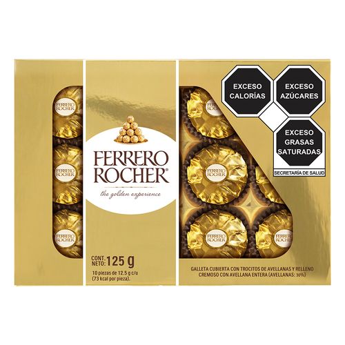 Chocolate Ferrero Rocher 10 piezas 125g